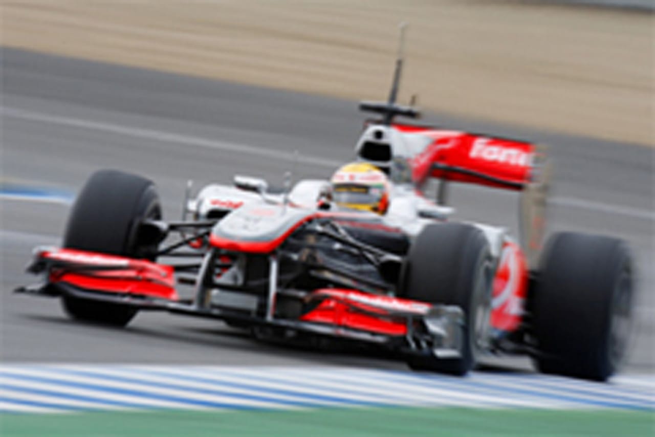 F1ヘレス合同テスト最終日:ルイス・ハミルトンがトップタイム