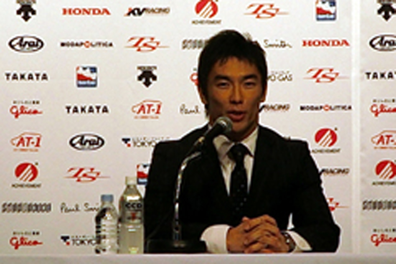 佐藤琢磨、インディカー参戦を発表