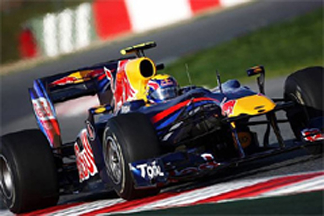 F1バルセロナ合同テスト初日:マーク・ウェバーがトップタイム