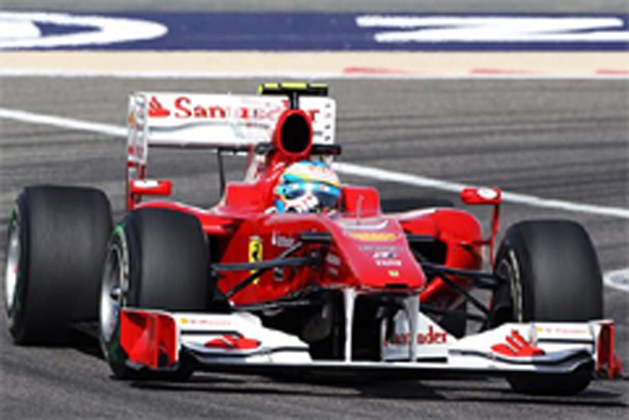 F1バーレーンGP フリー走行3回目：アロンソがトップタイム