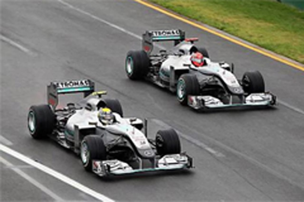 メルセデスGP：ロズベルグ5位、シューマッハ10位 （F1オーストラリアGP）