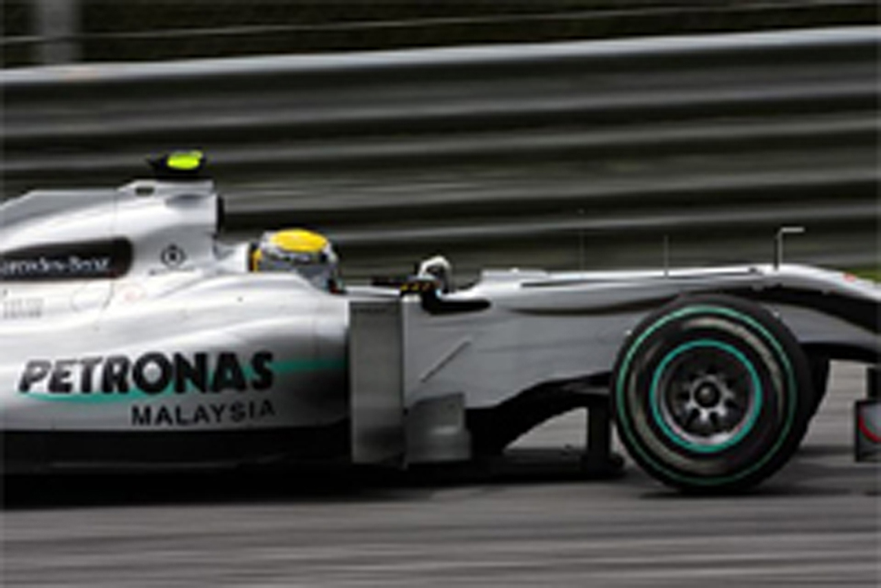 メルセデスGP:F1マレーシアGP初日