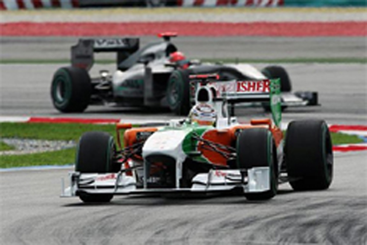 フォース・インディア：スーティルが5位入賞　（F1マレーシアGP）