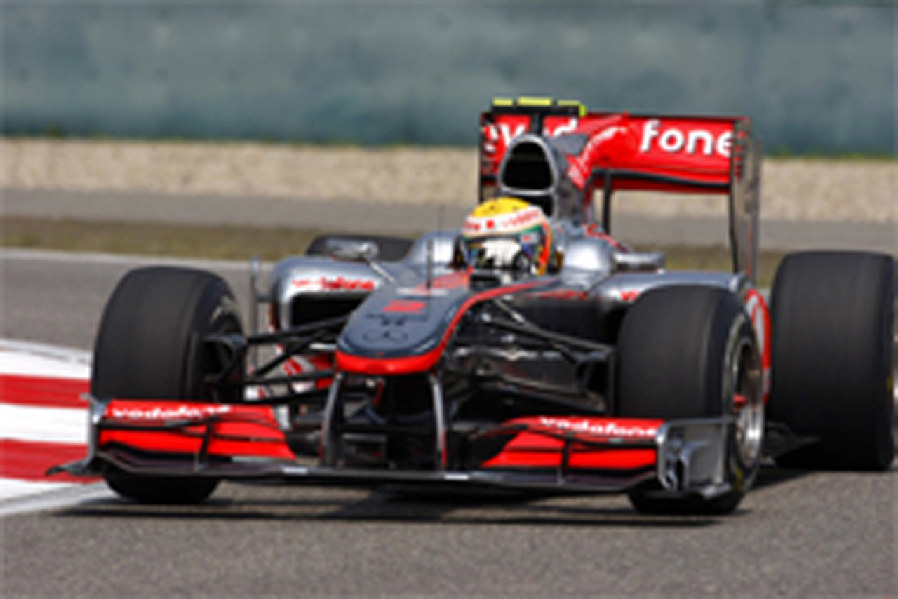 F1中国GP フリー走行2回目：ルイス・ハミルトンがトップタイム