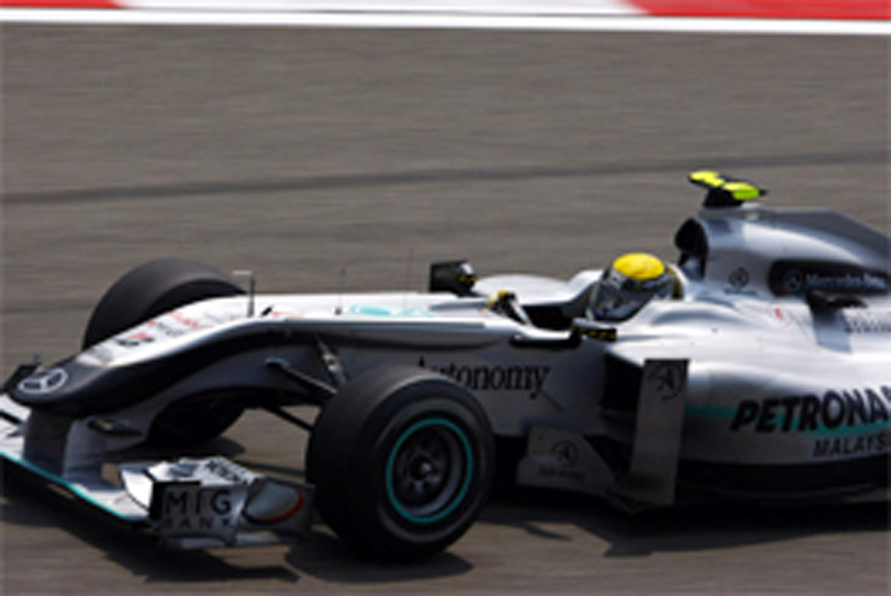 メルセデスGP:F1中国GP初日