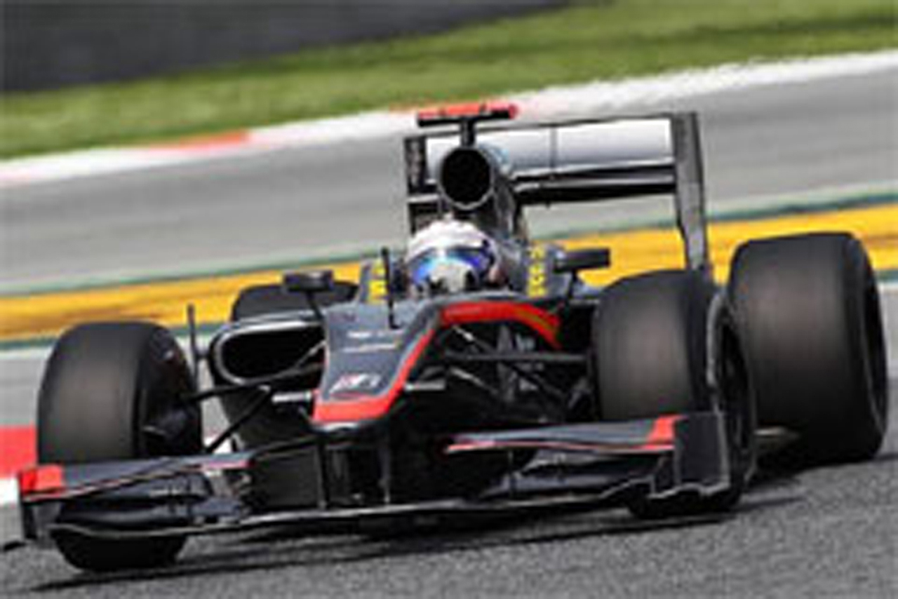 HRT、クリスチャン・クリエンが出走 (F1スペインGP初日)