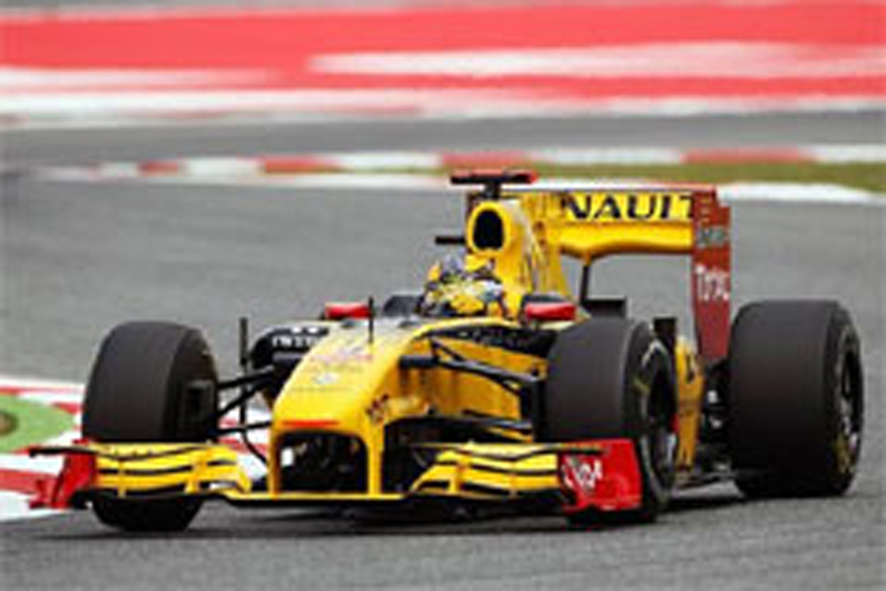 ルノー、オーバーステアにやや苦戦 (F1スペインGP初日)