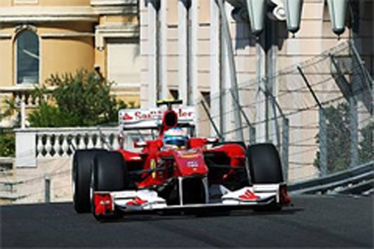 F1モナコGP フリー走行1回目：フェルナンド・アロンソがトップタイム