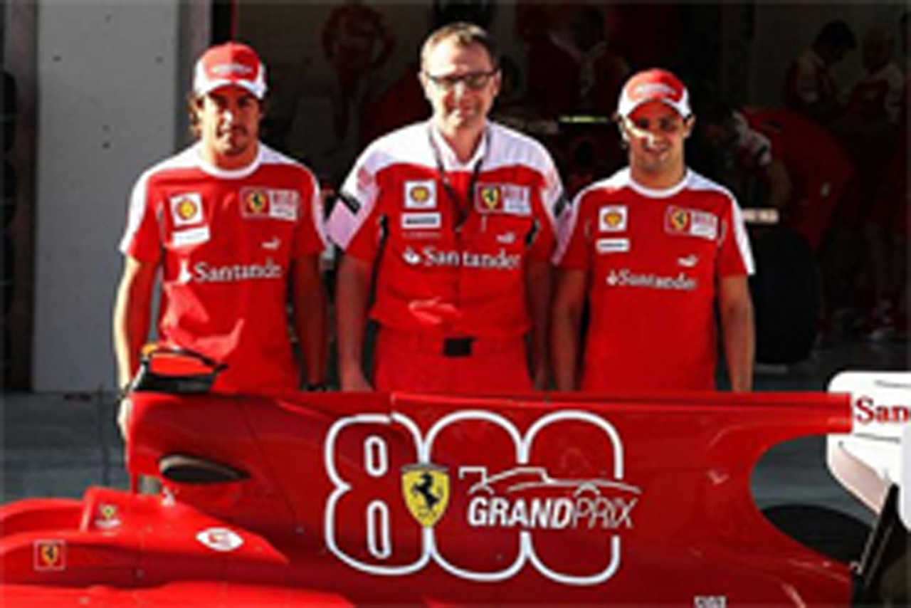 フェラーリ、F1参戦800戦目を迎える