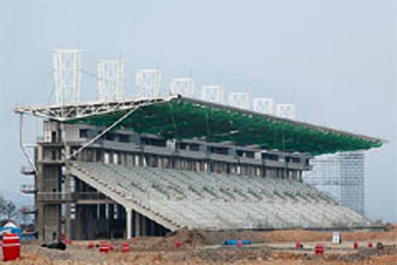 韓国インターナショナルサーキット、建設工事は80%が完了