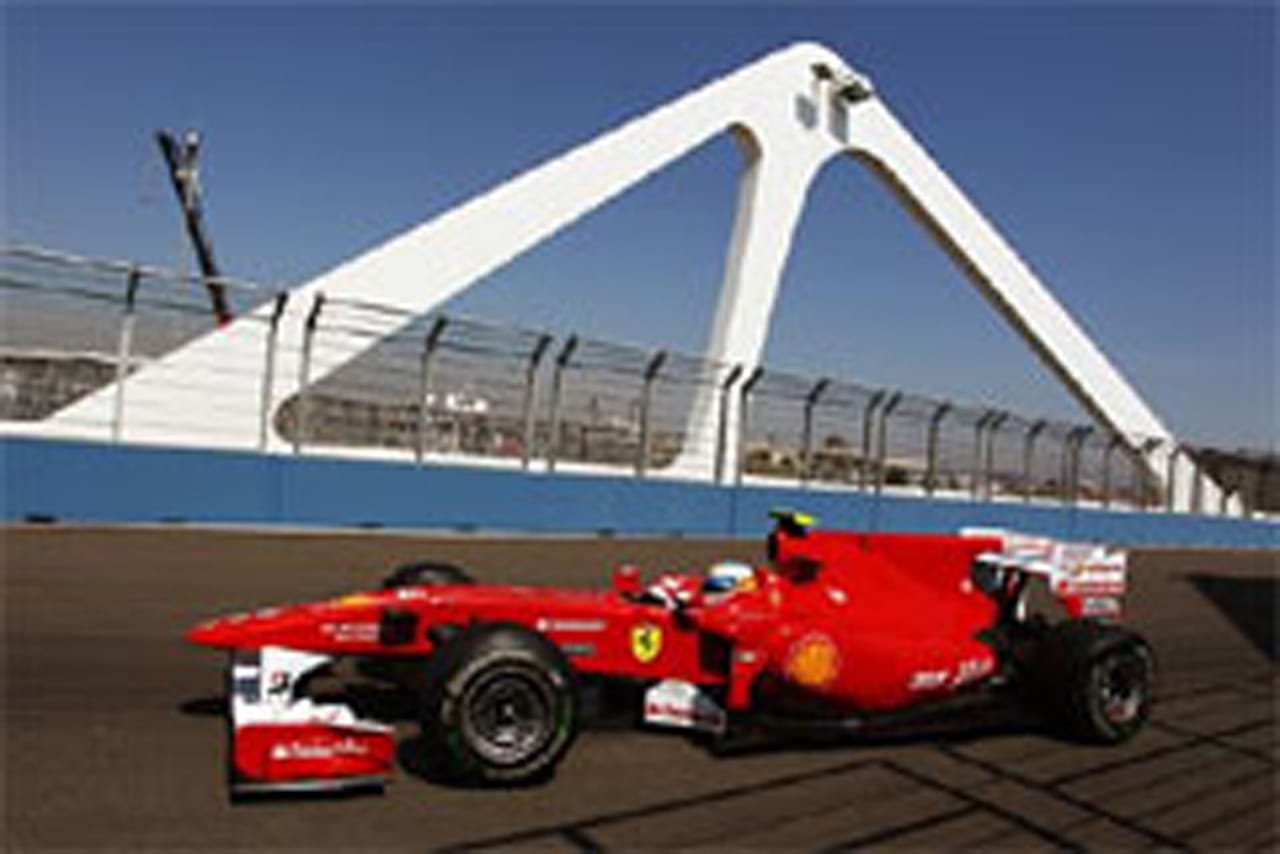 フェラーリ：F1ヨーロッパGP初日