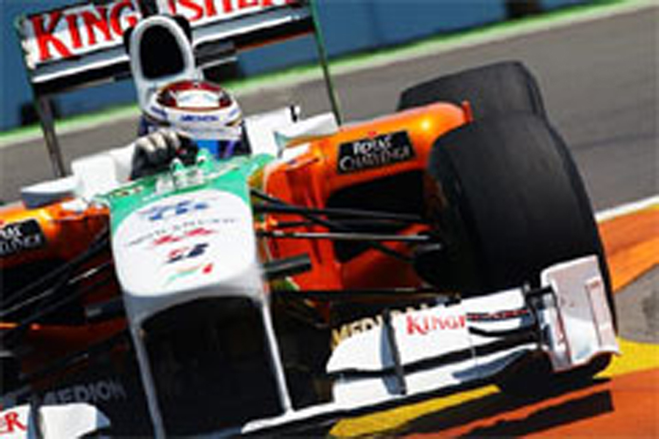 フォース・インディア：F1ヨーロッパGP初日