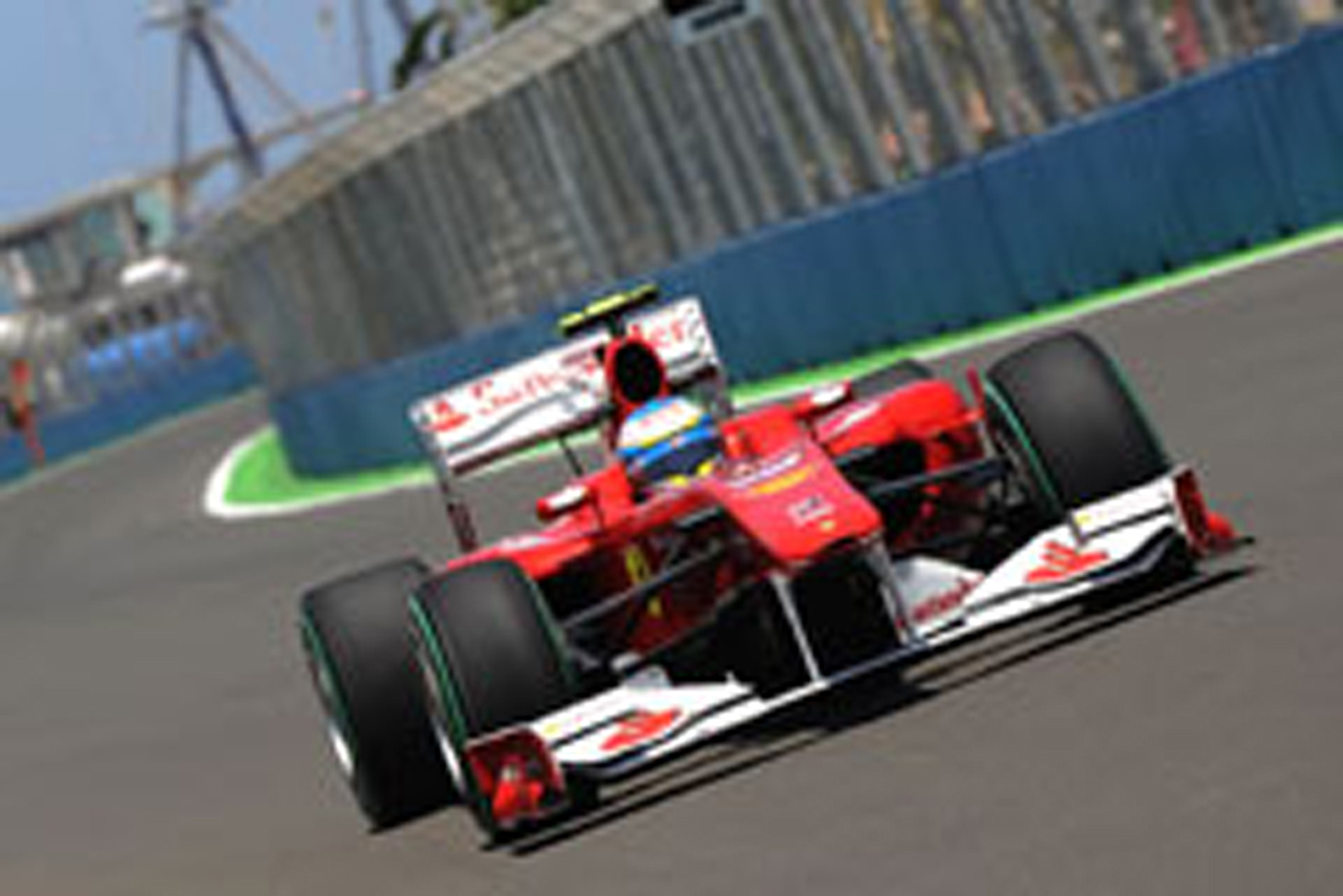 フェラーリ：表彰台を狙う （F1ヨーロッパGP予選）