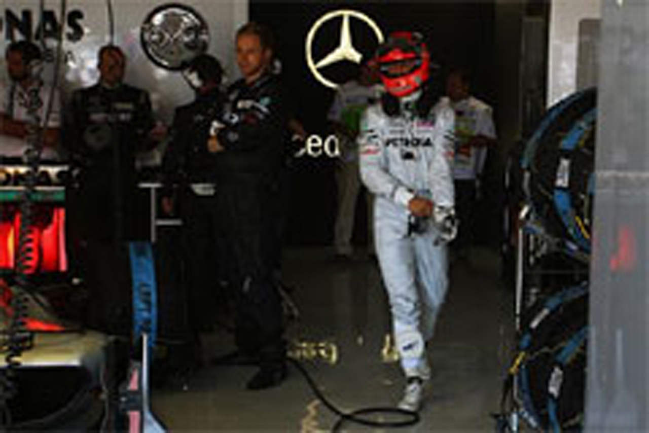 メルセデスGP：シューマッハ、赤信号を非難 （F1ヨーロッパGP）