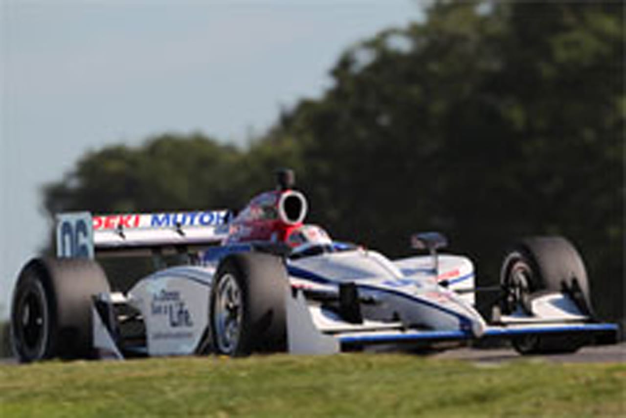 武藤英紀、予選14番手 (インディカー第9戦)