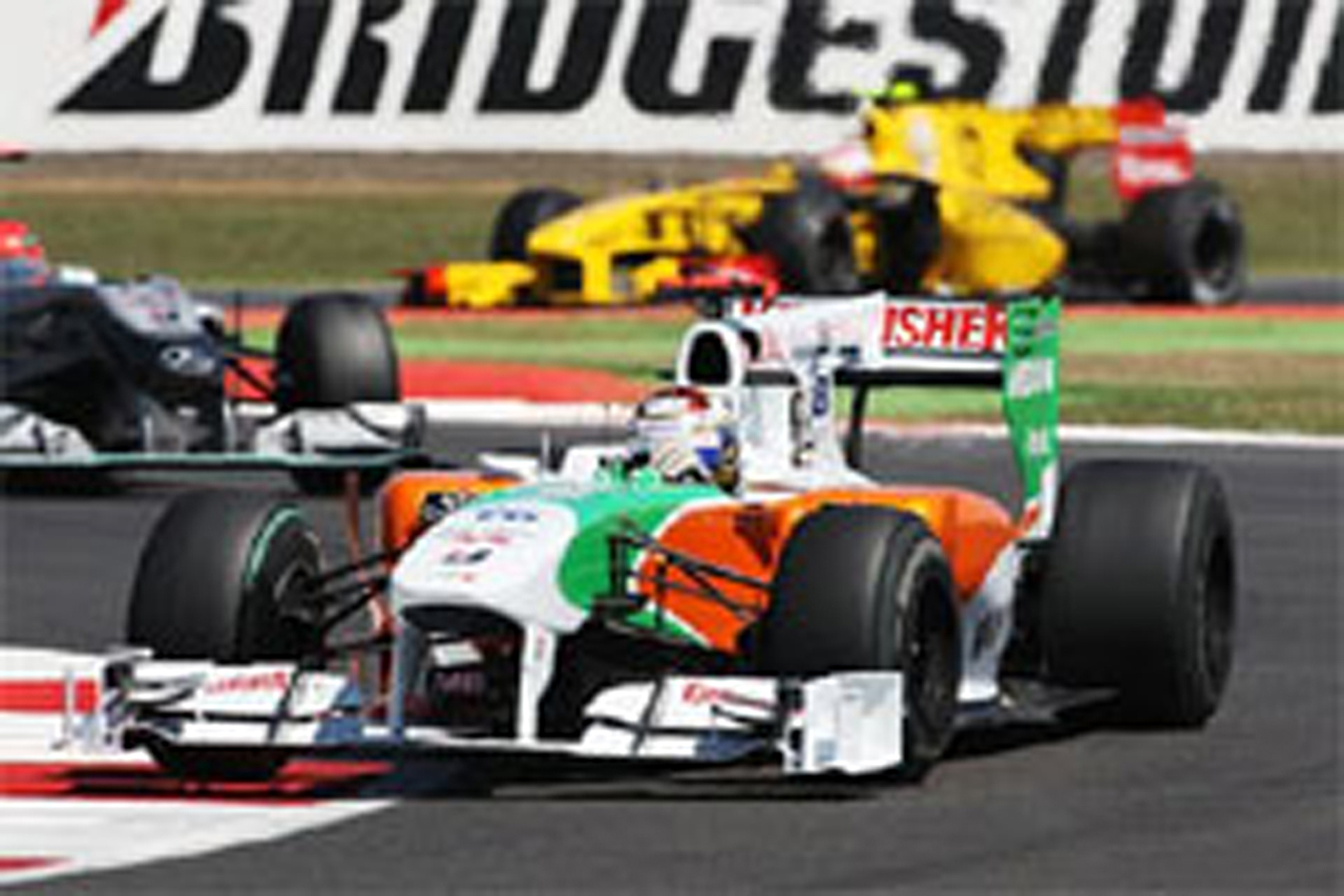 フォース・インディア:スーティルが8位入賞 (F1イギリスGP)