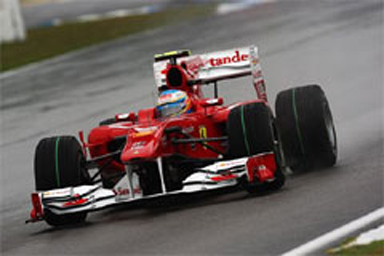F1ドイツGP フリー走行2回目:フェルナンド・アロンソがトップタイム