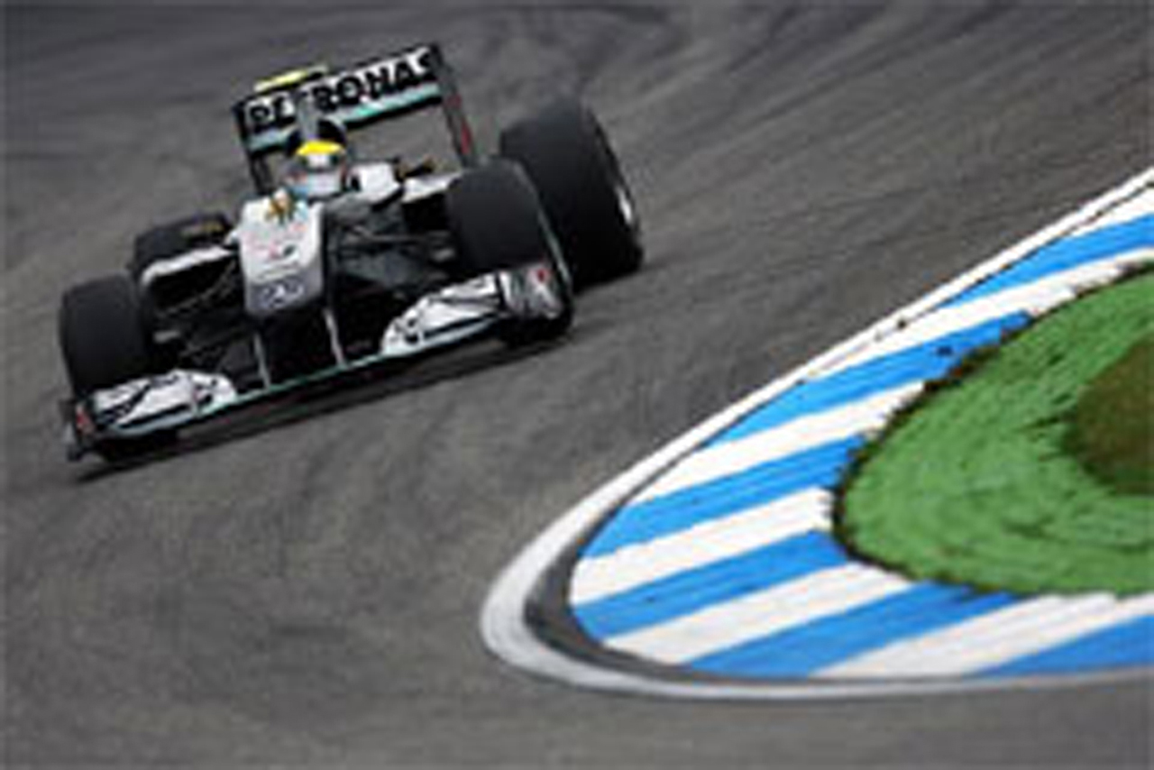 メルセデスGP：F1ドイツGP初日