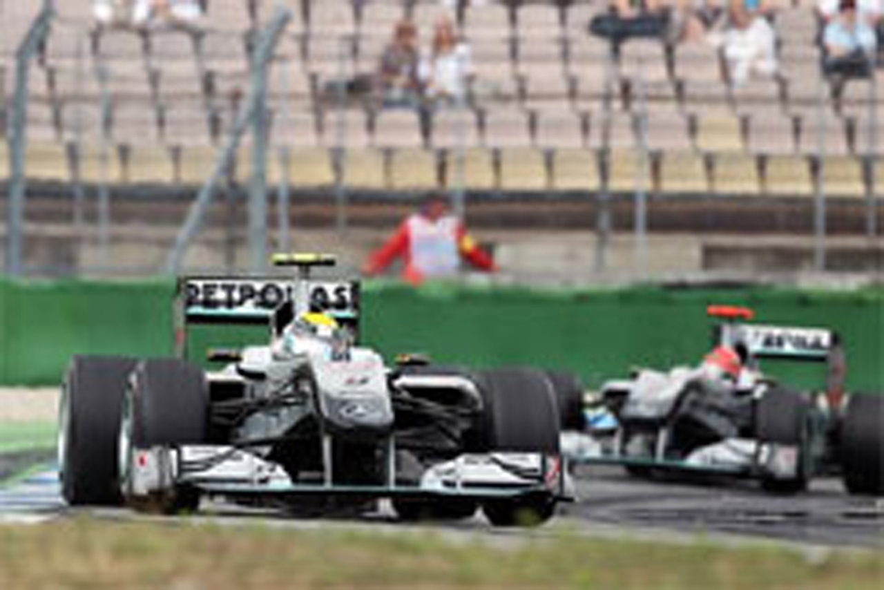 メルセデスGP:地元レースでダブル入賞 (F1ドイツGP)