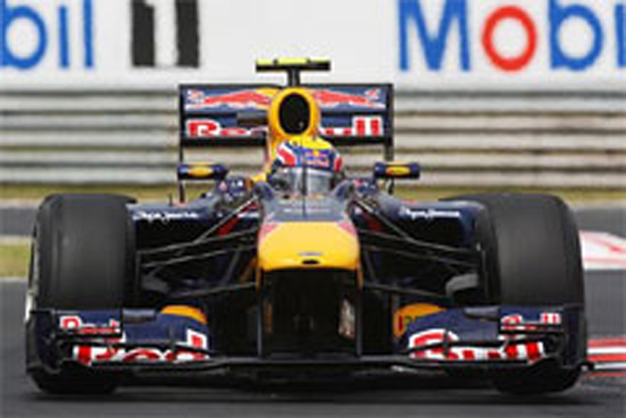 F1ハンガリーGP フリー走行3回目:マーク・ウェバーがトップタイム