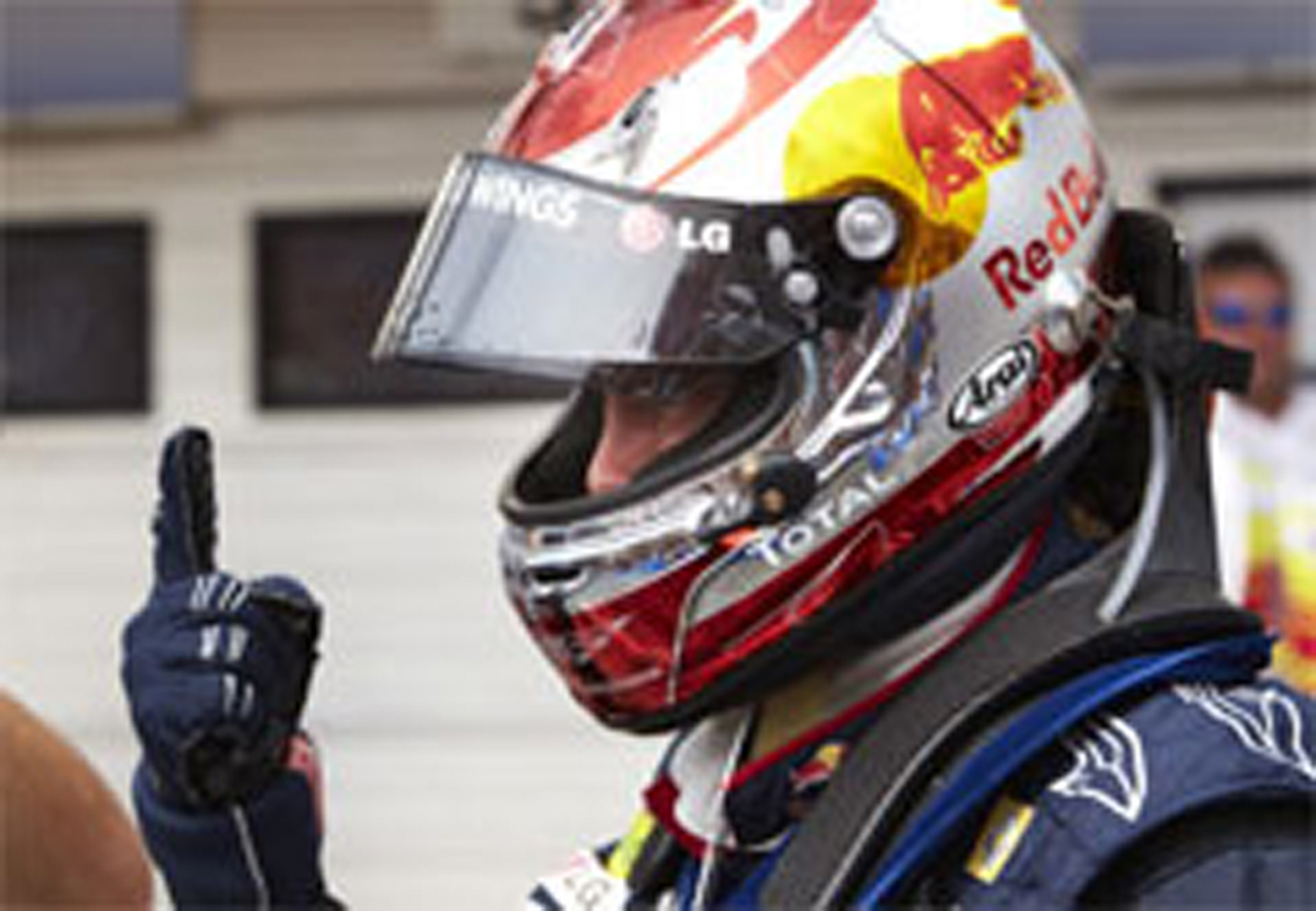 レッドブル：ベッテルが4戦連続でポール獲得 （F1ハンガリーGP予選）