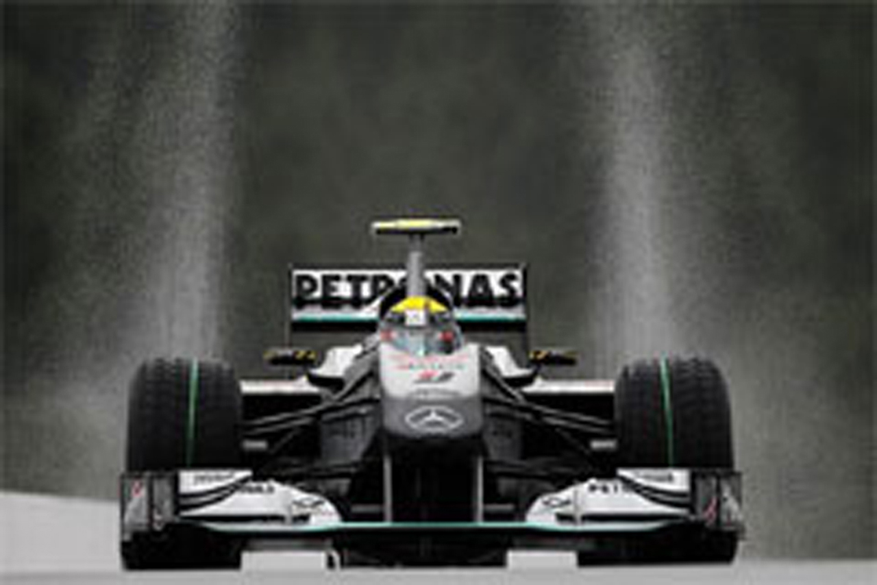メルセデスGP：F1ベルギーGP初日