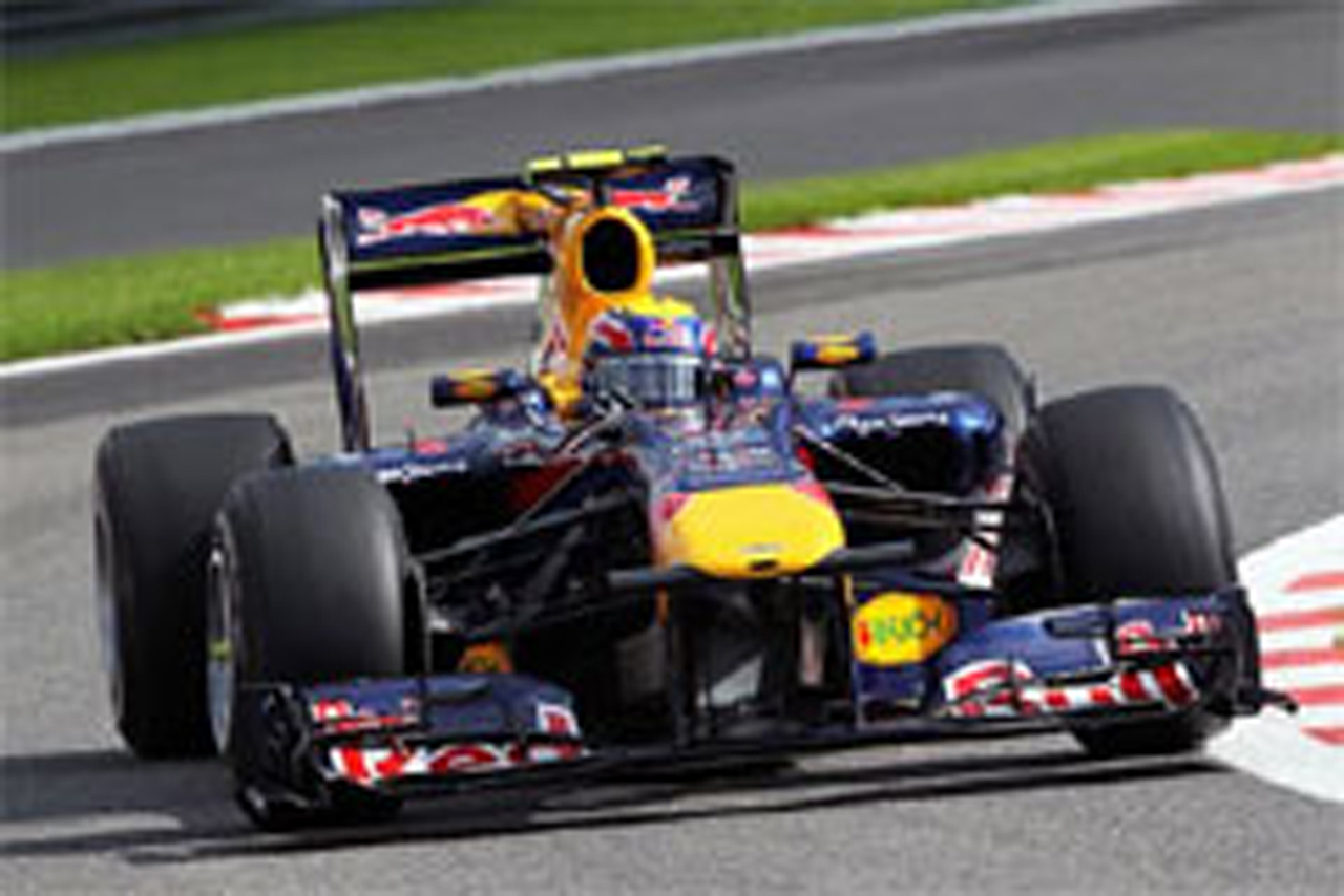 F1ベルギーGP 予選:マーク・ウェバーがポールポジション