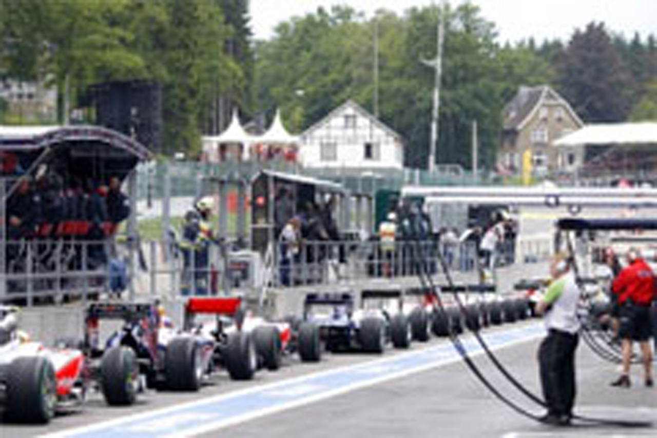 F1ベルギーGP 決勝スターティンググリッド