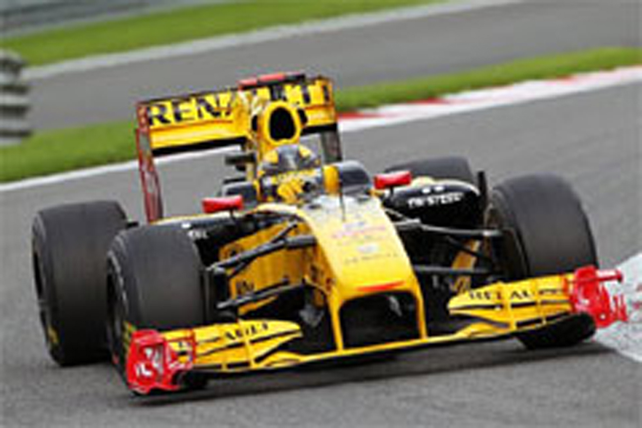 ルノー:ロバート・クビサが3位表彰台 (F1ベルギーGP)