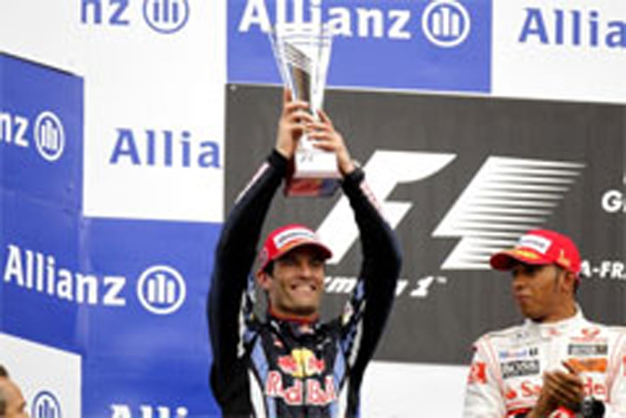 レッドブル:ウェバー2位表彰台もベッテル無得点 (F1ベルギーGP)