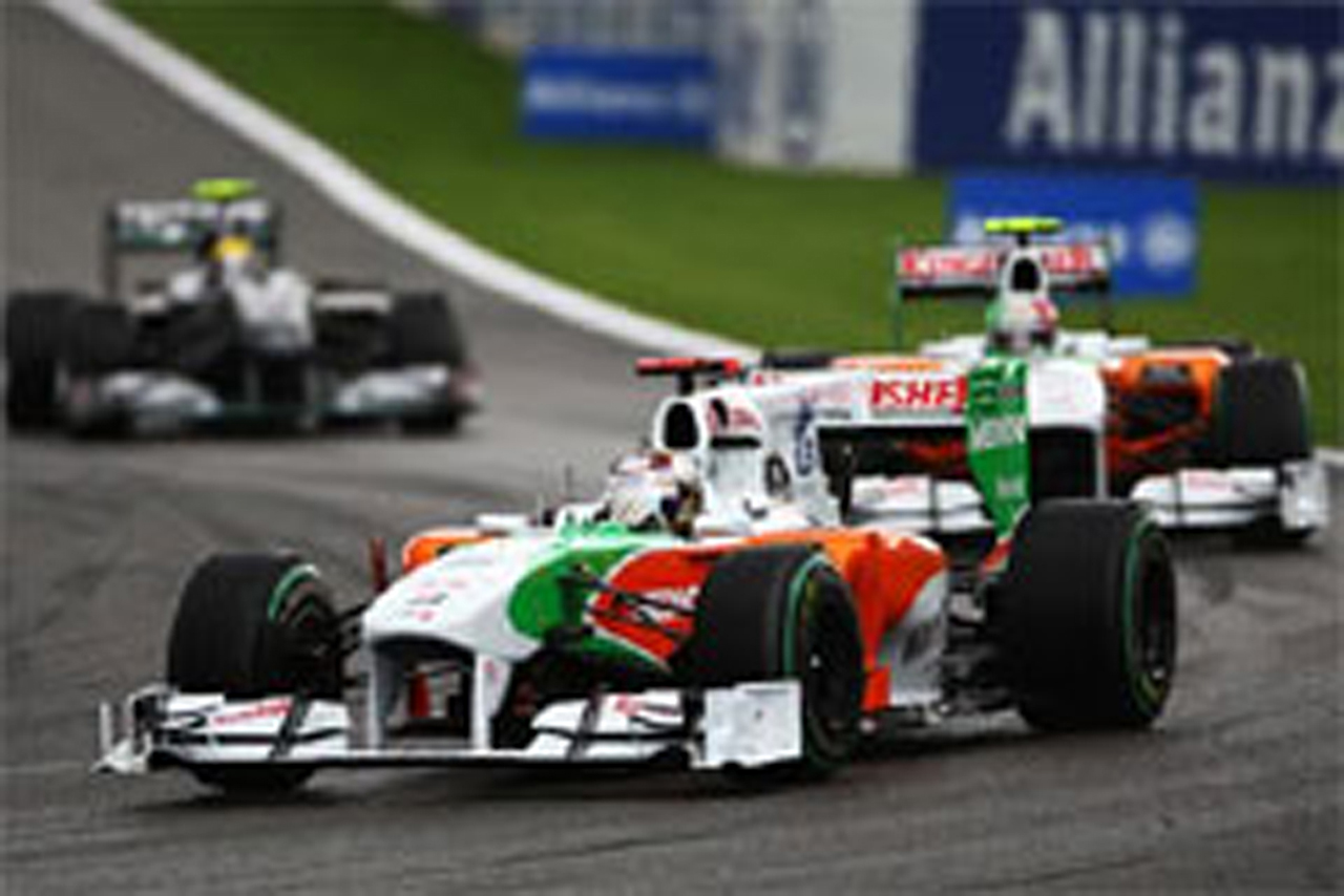 フォース・インディア:スーティルが5位入賞 (F1ベルギーGP)