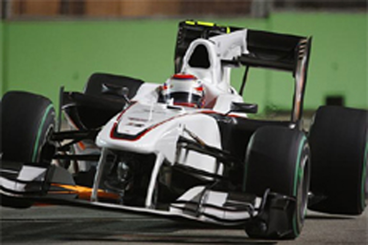 ザウバー：小林可夢偉は12番手 （F1シンガポールGP初日）