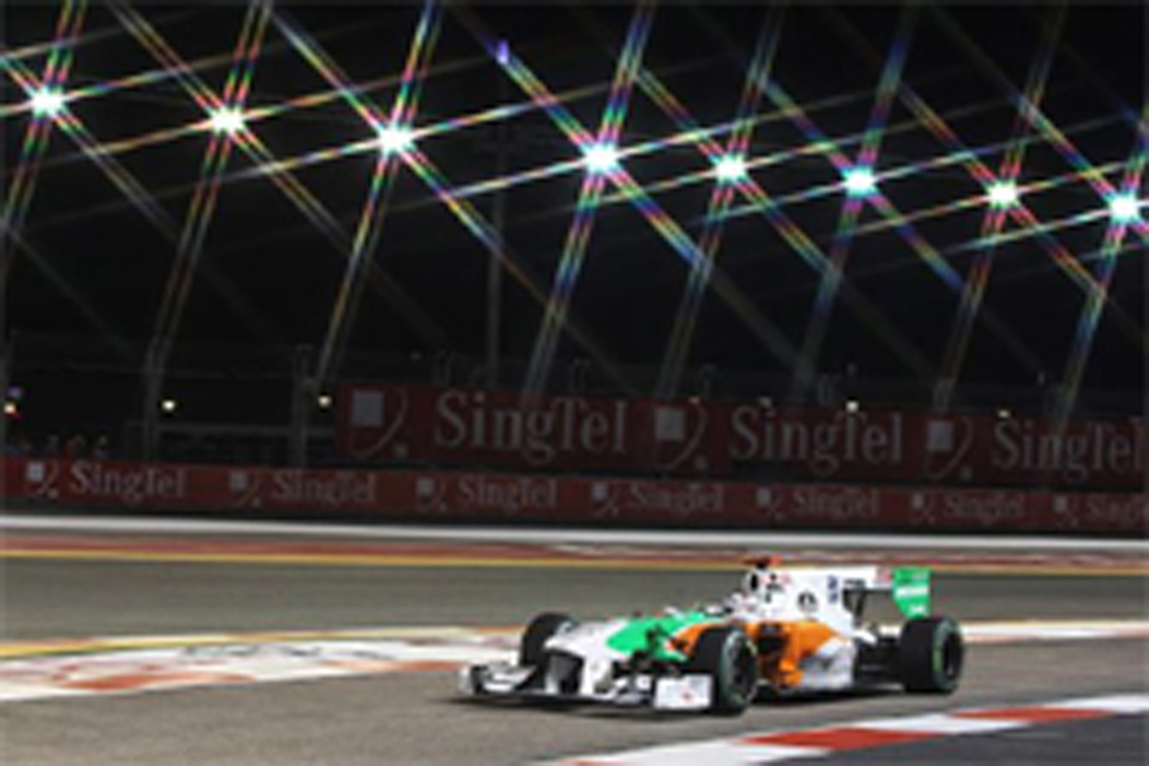 フォース・インディア:失意のQ2最下位 (F1シンガポールGP予選)