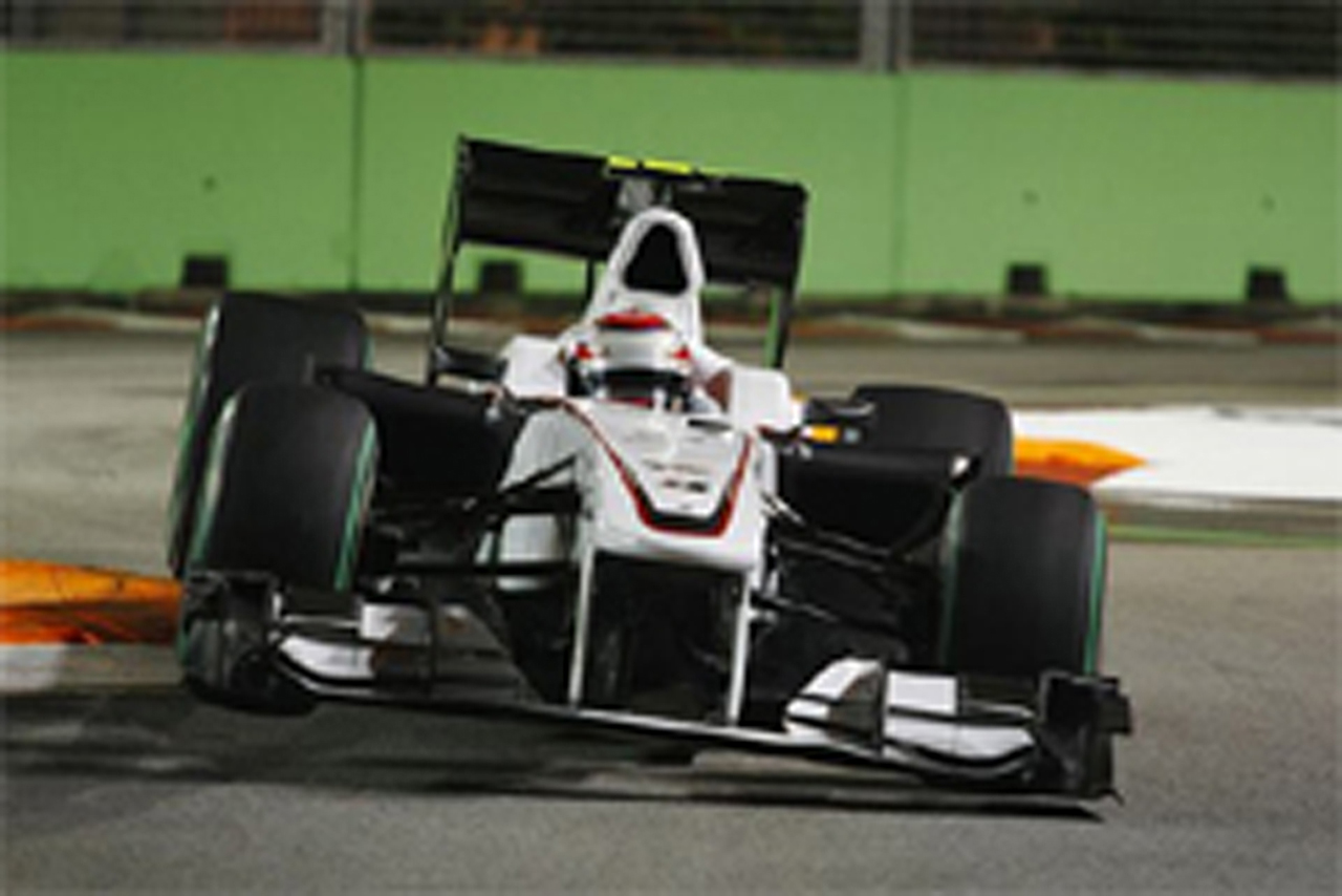 ザウバー：小林可夢偉が10番手！ （F1シンガポールGP予選）