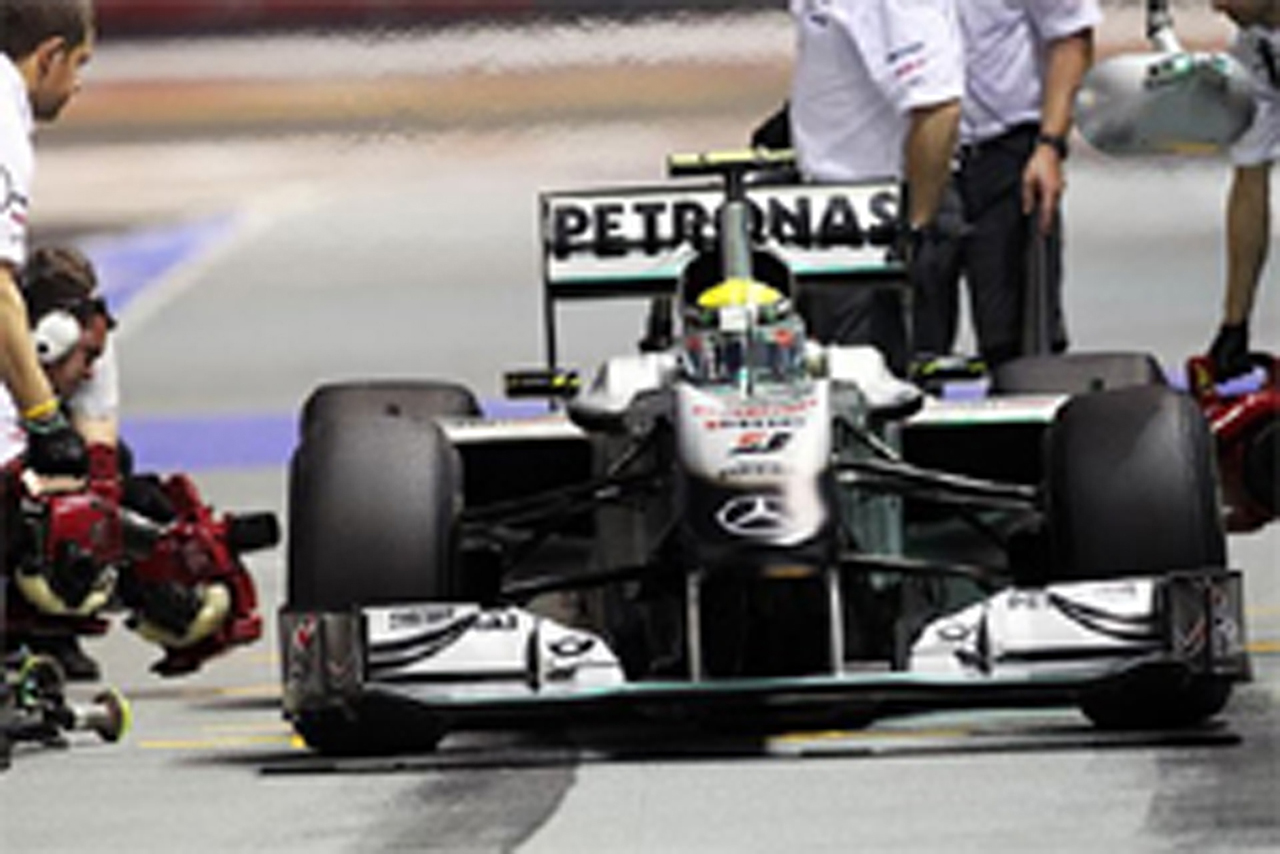 メルセデスGP：揃ってQ3進出 （F1シンガポールGP予選）