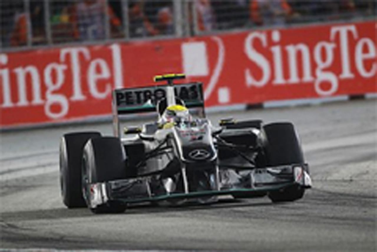 メルセデスGP：ロズベルグが5位入賞 （F1シンガポールGP）