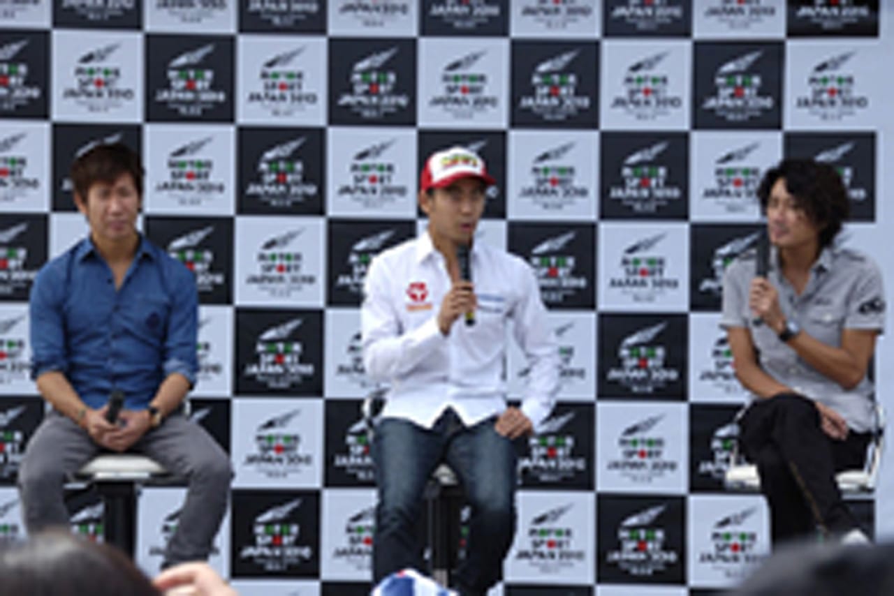 小林可夢偉と山本左近、モータースポーツジャパン2010に登場