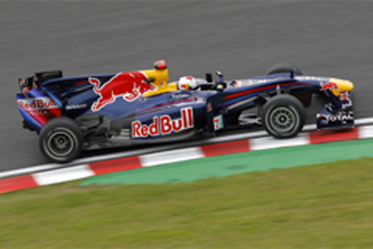 F1日本GP フリー走行2回目:セバスチャン・ベッテルがトップタイム