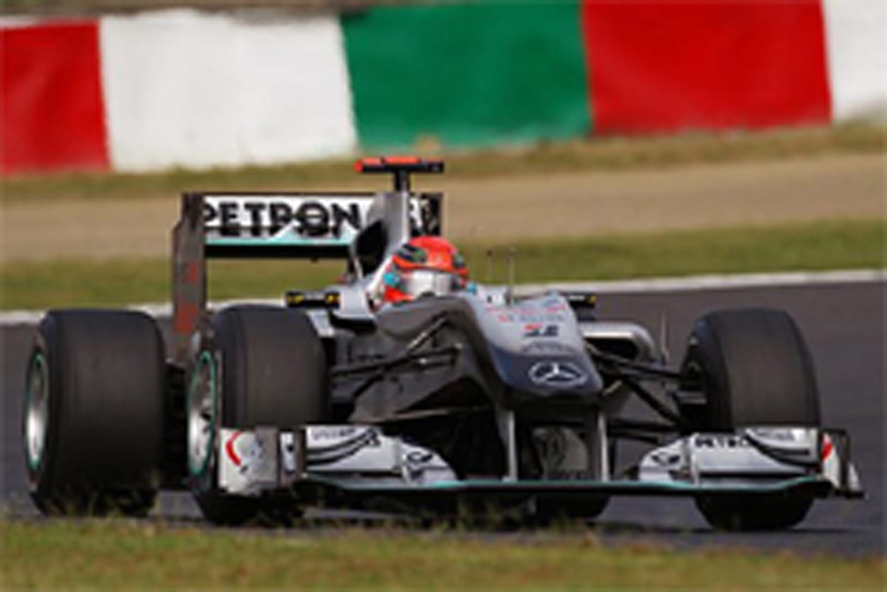 メルセデスGP：F1日本GP初日