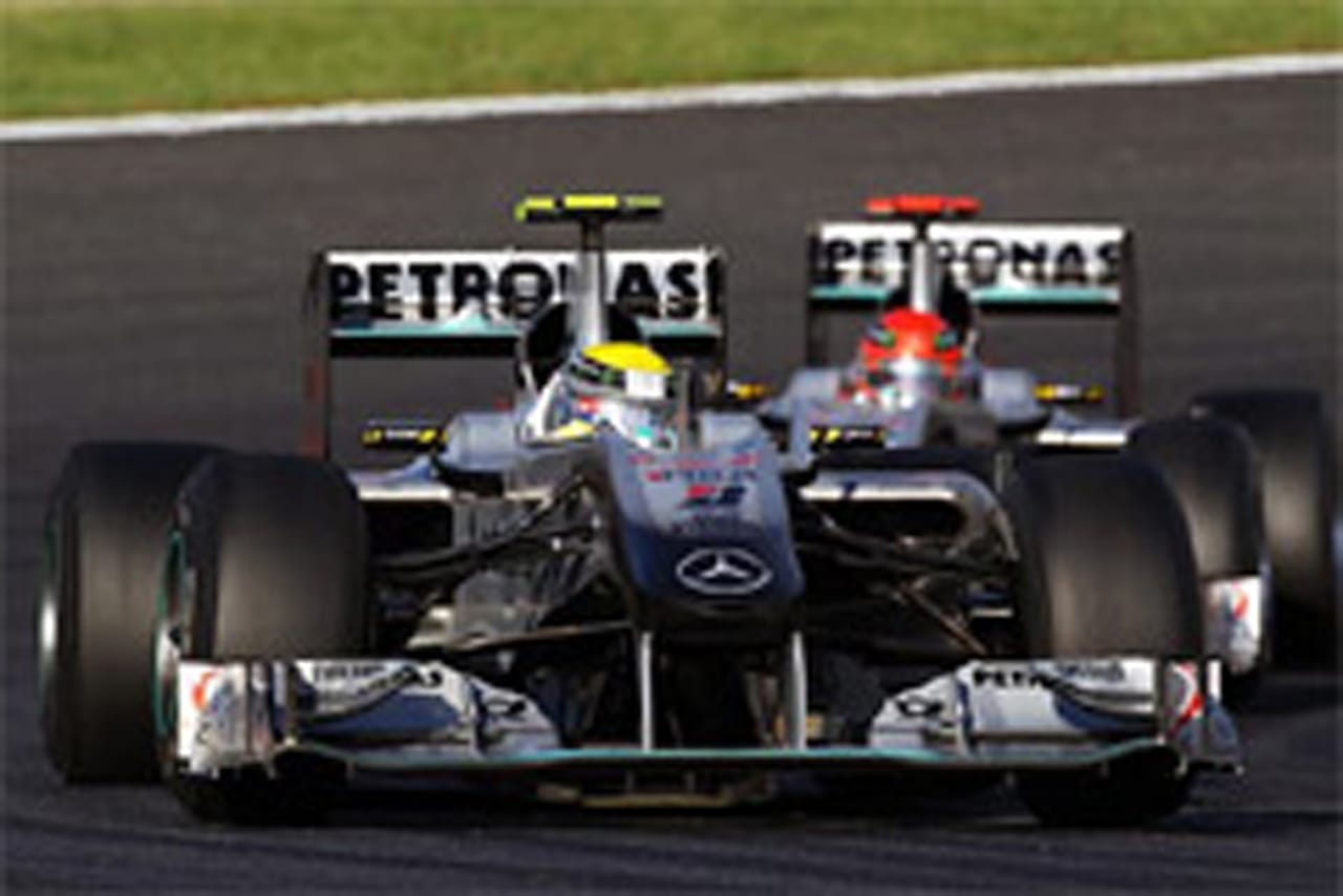 メルセデスGP:ミハエル・シューマッハが6位入賞 (F1日本GP)