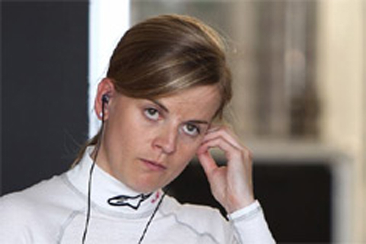 女性ドライバーのスージー・ストッダート、F1テスト参加を目指す