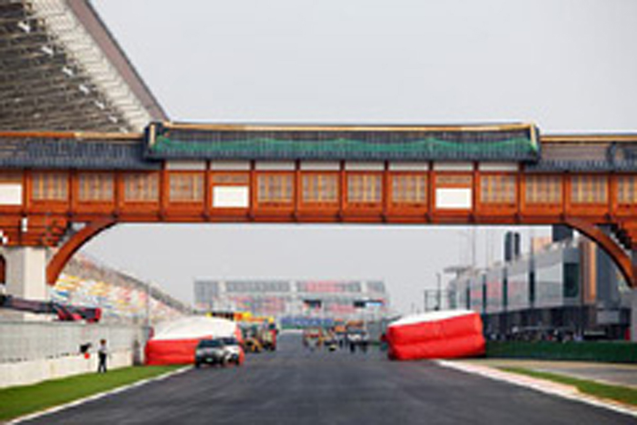 F1韓国GP、雨の可能性も