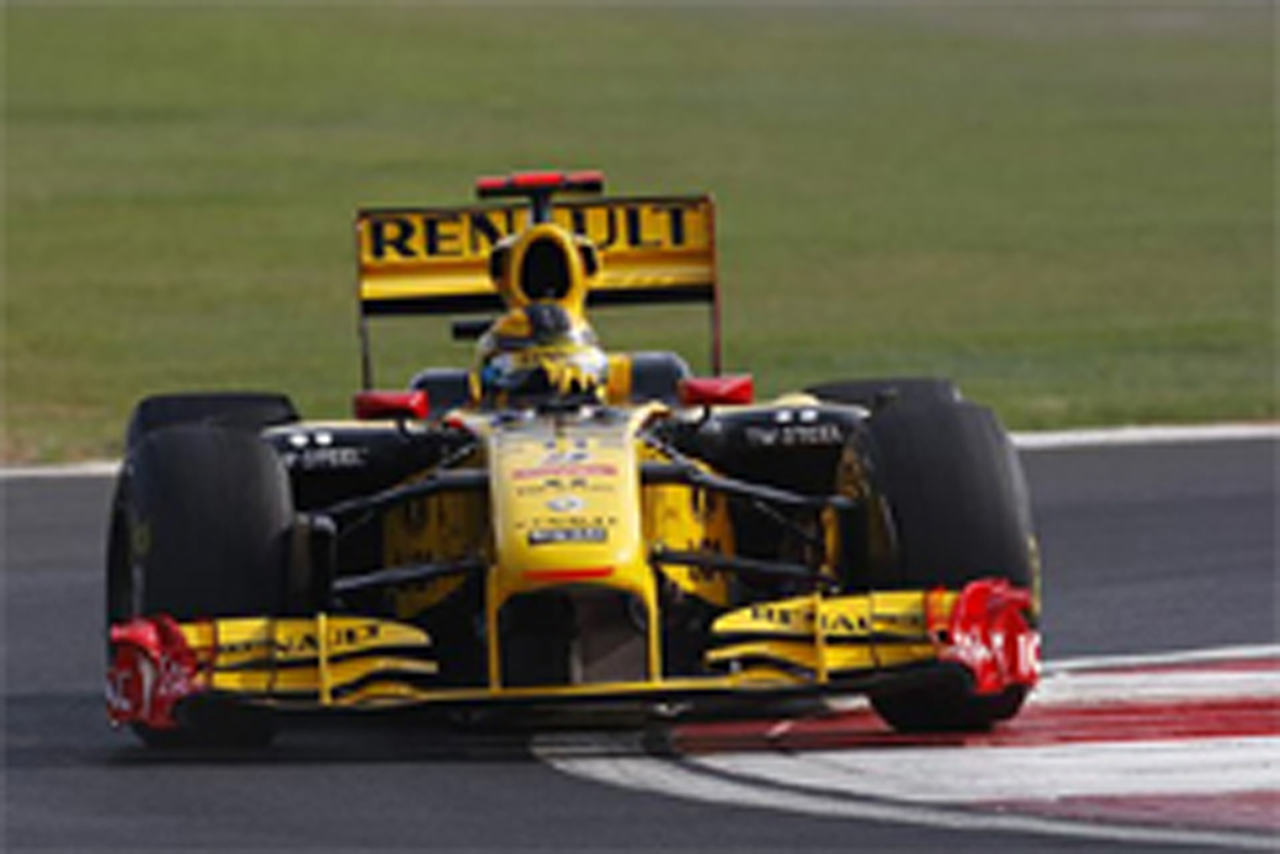 ルノー:クビサ失速で8番手 (F1韓国GP予選)