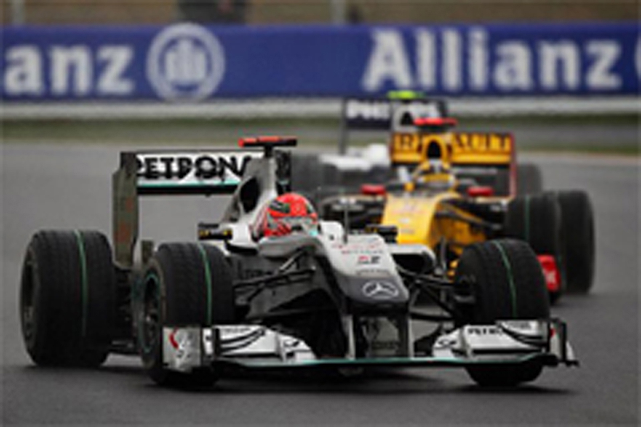 メルセデスGP:ミハエル・シューマッハが4位入賞 (F1韓国GP)