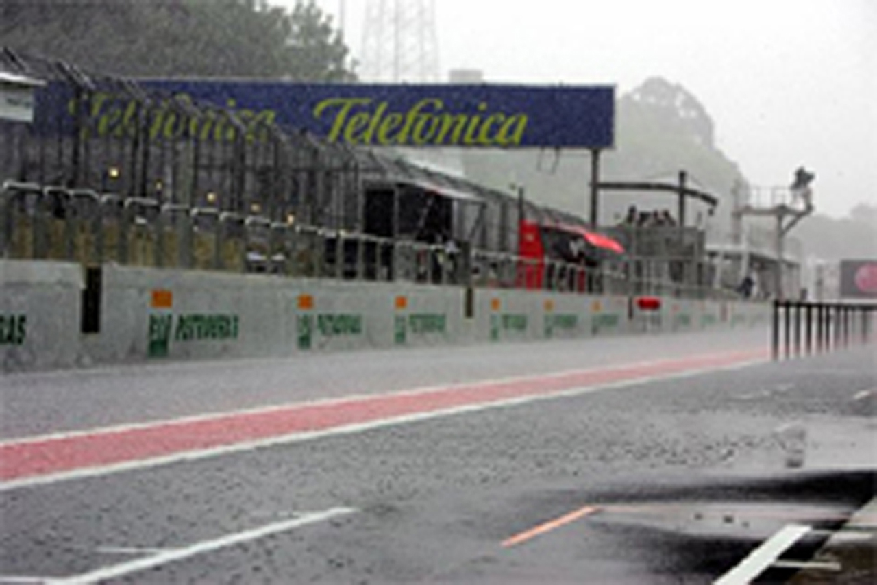 F1ブラジルGPも雨?