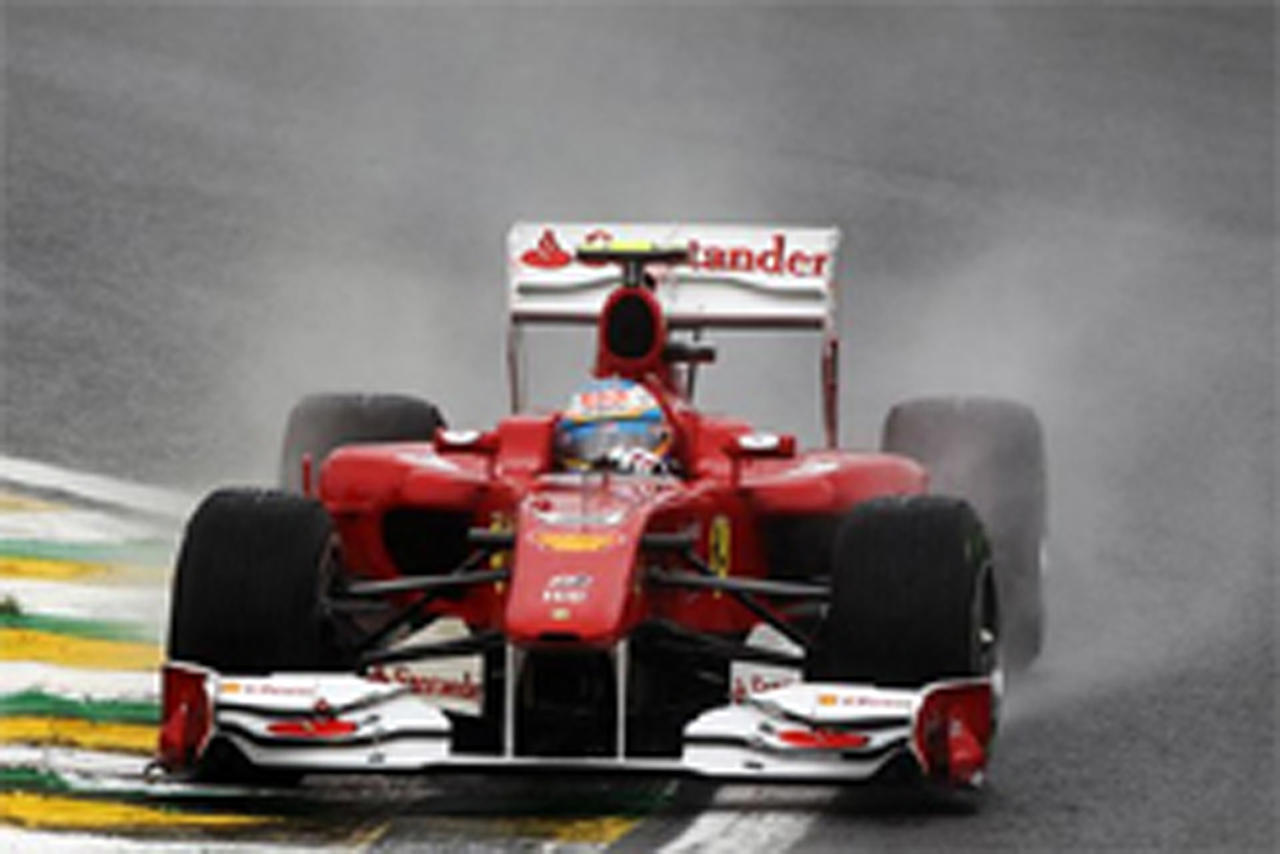 フェラーリ:フェルナンド・アロンソは5番手 (F1ブラジルGP予選)