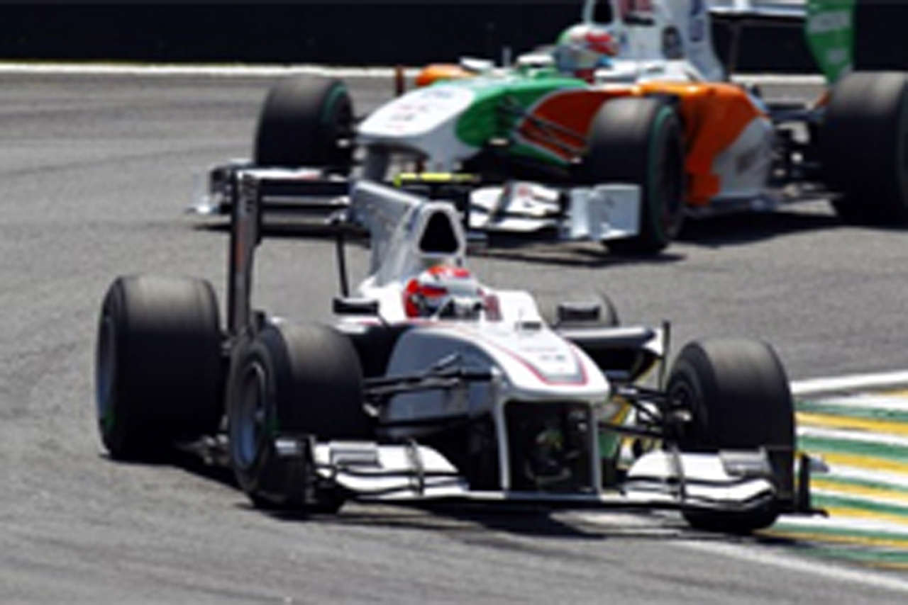 ザウバー：小林可夢偉が10位入賞 （F1ブラジルGP）