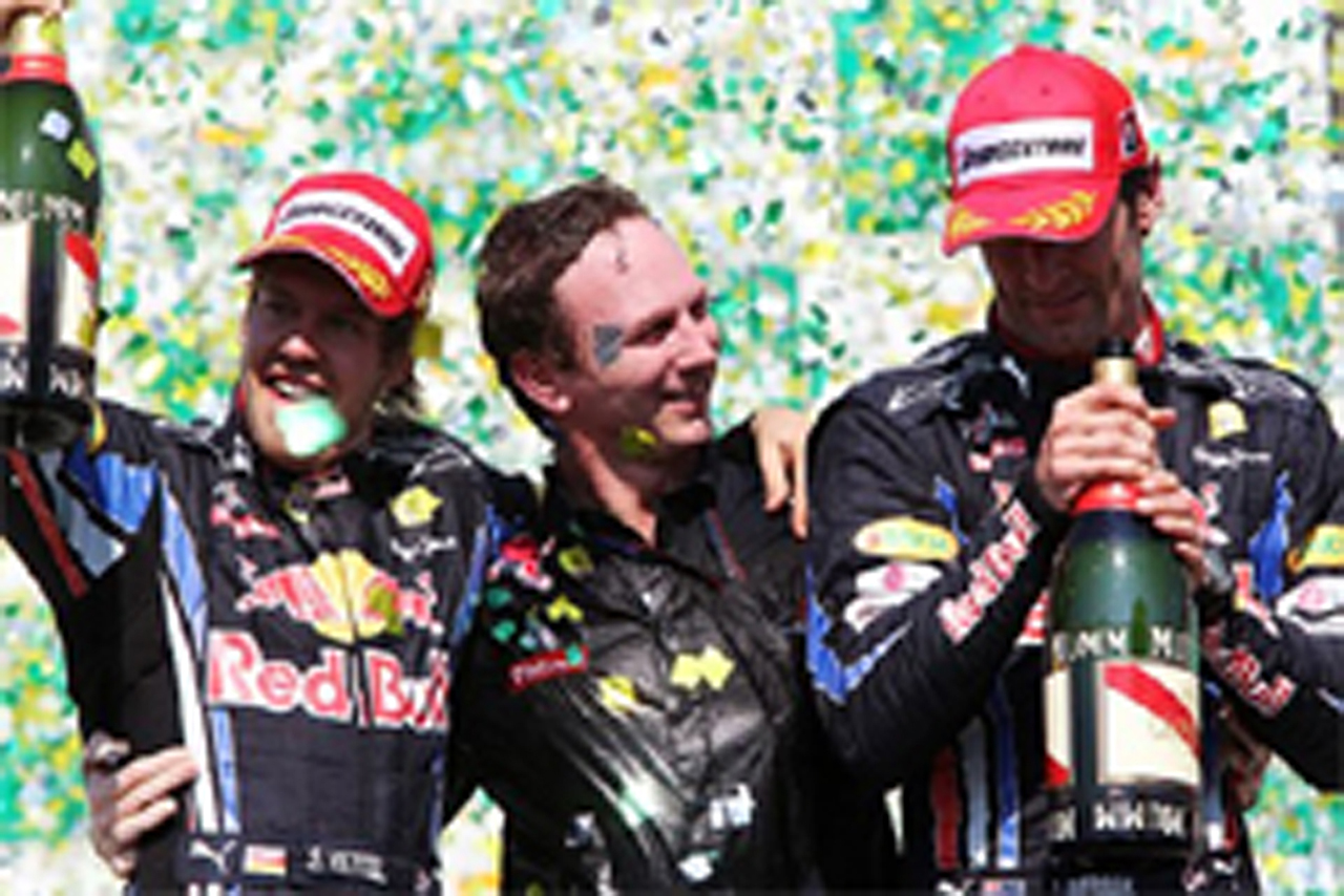 レッドブル:コンストラクターズチャンピオンを獲得 (F1ブラジルGP)