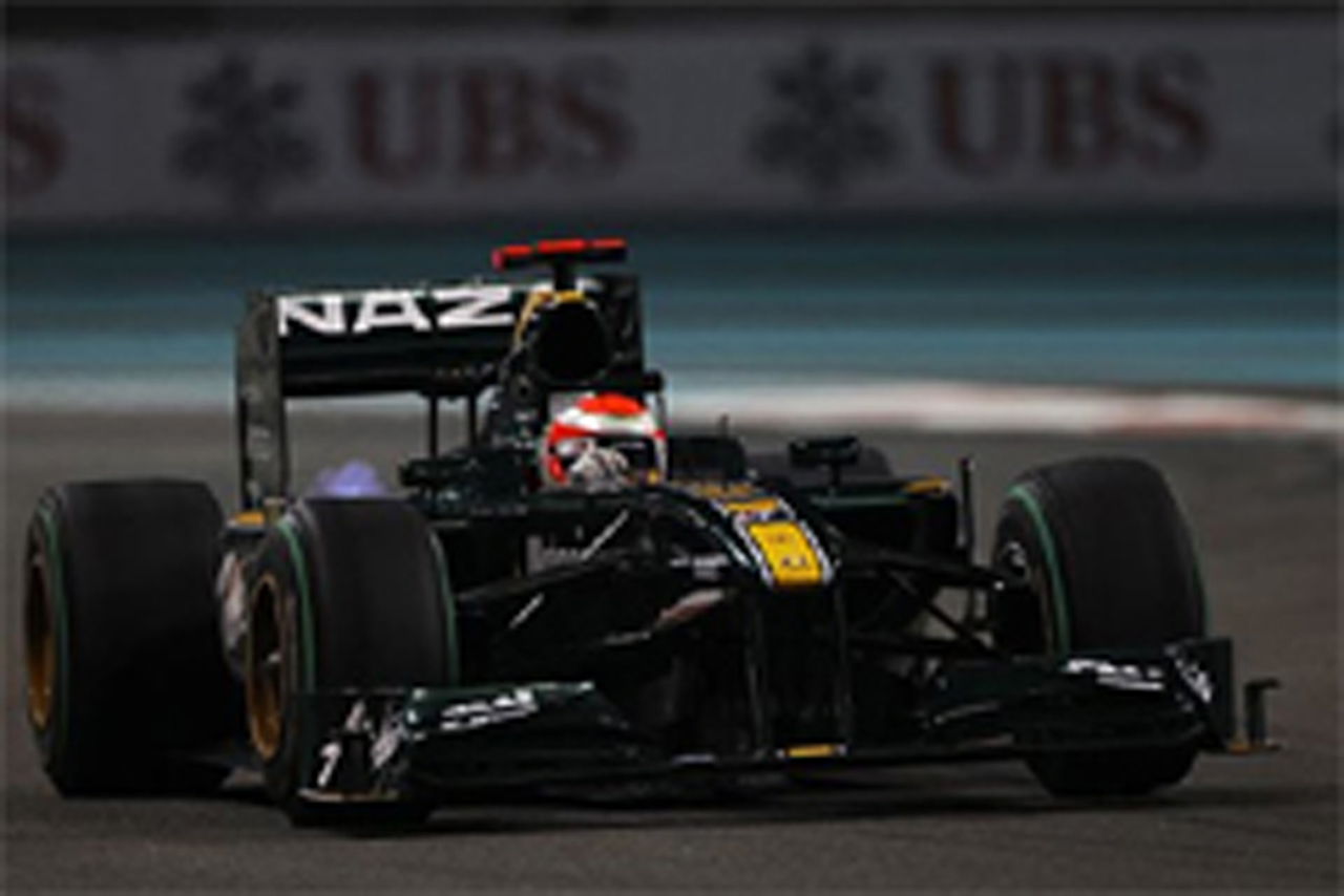 ロータス:新チームトップで予選を終える (F1アブダビGP予選)