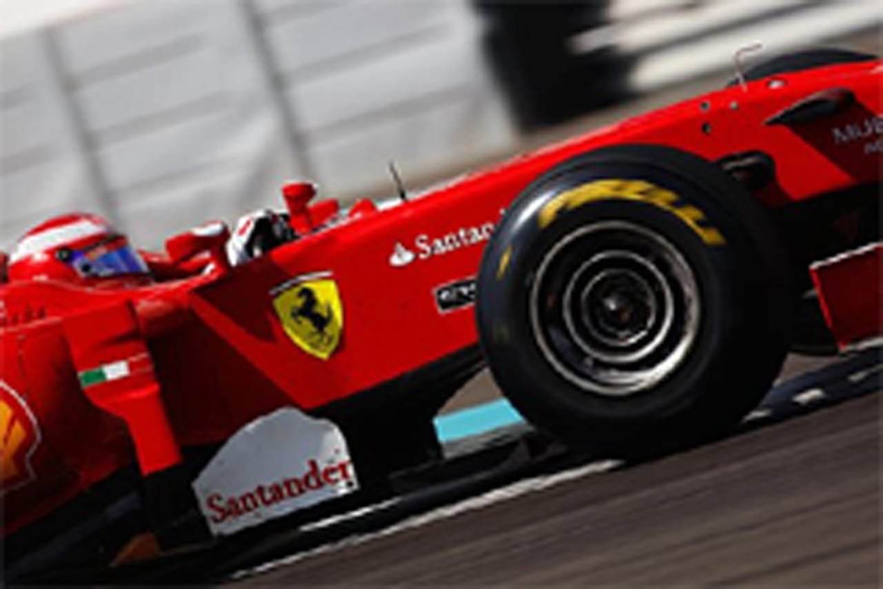 F1ピレリテスト初日:フェリペ・マッサがトップタイム